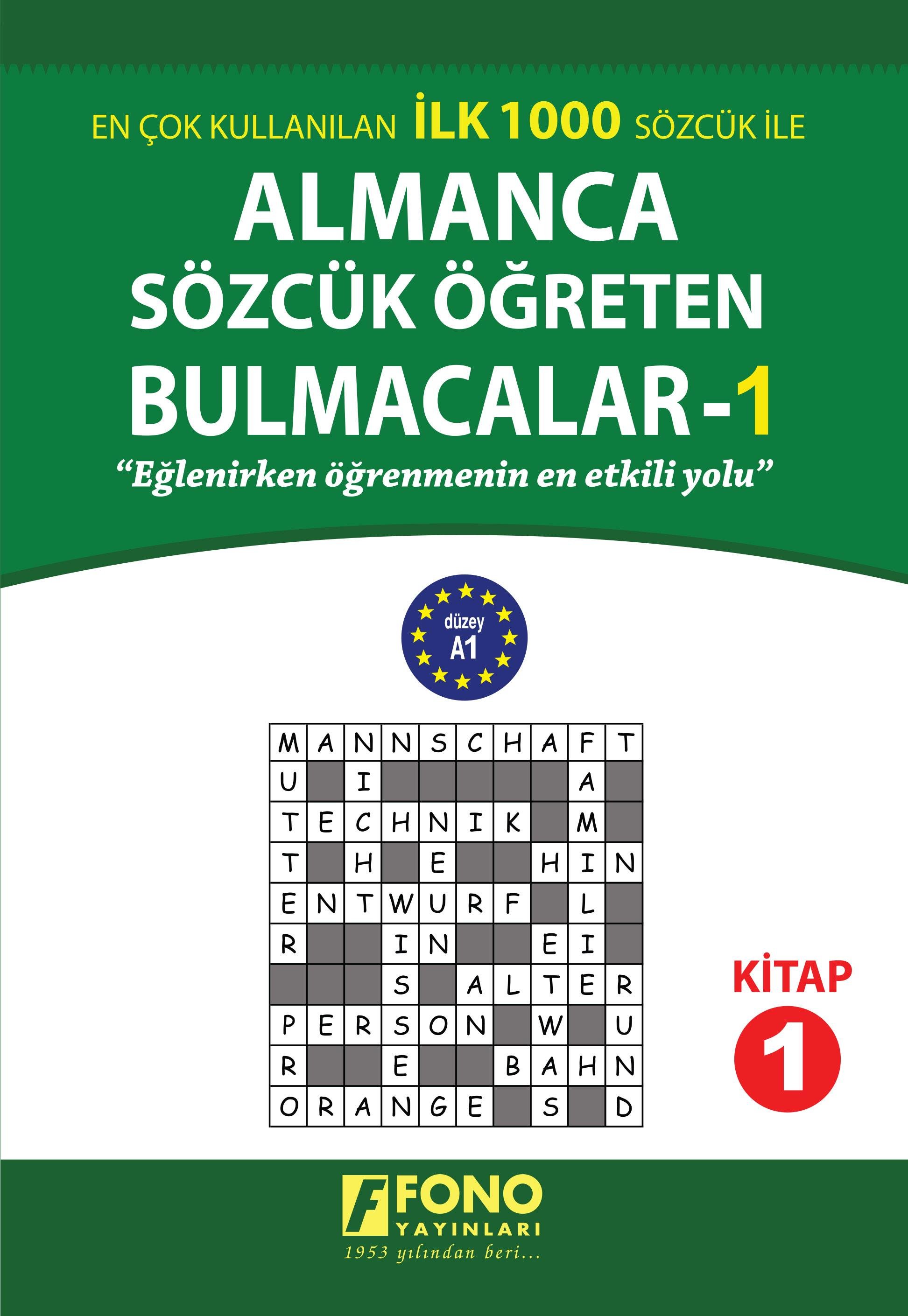 Almanca Sözcük Öğreten Bulmacalar