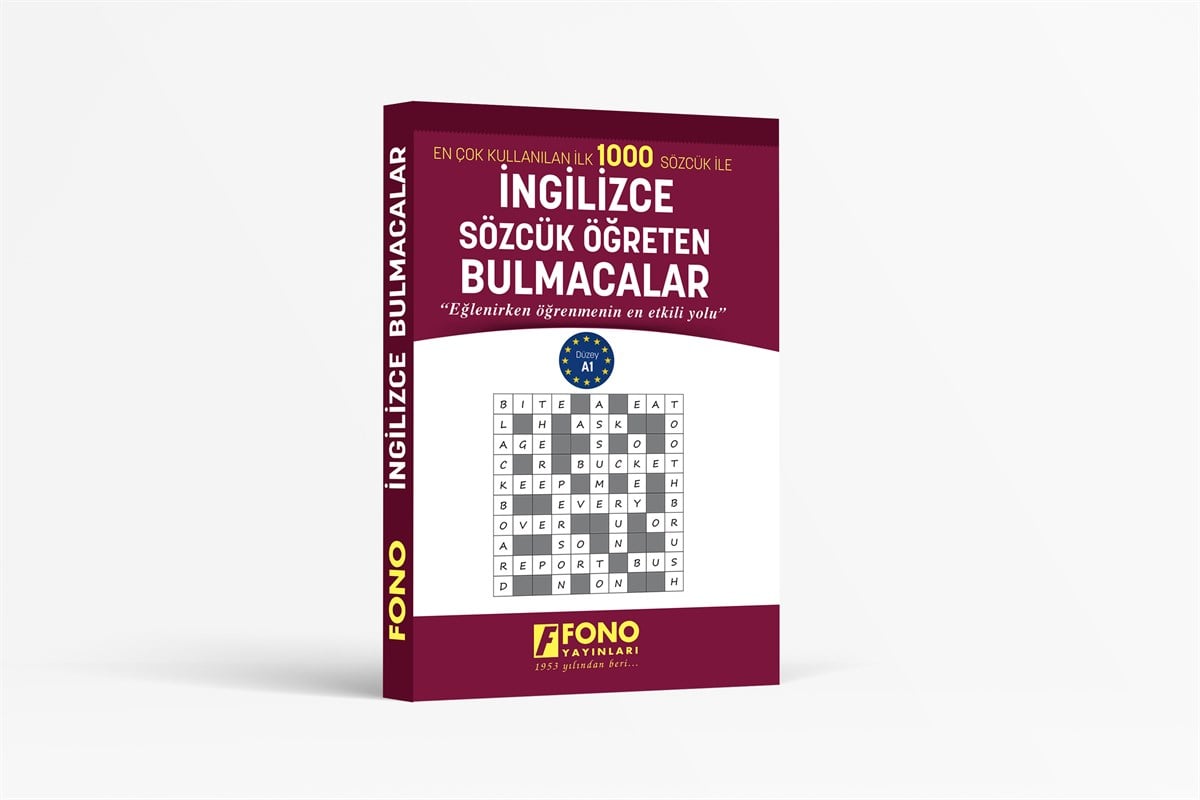 İngilizce Sözcük Öğreten Bulmacalar 1 - 2 (2 KİTAP – 208 BULMACA)