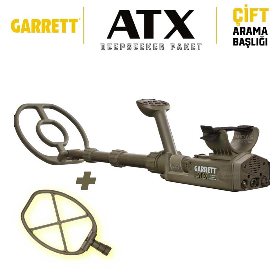 ATX Basic Altın Dedektörü + 20'' Deepseeker Mono Arama Başlığı