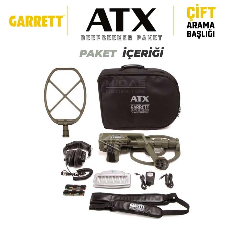 ATX Basic Altın Dedektörü + 20'' Deepseeker Mono Arama Başlığı