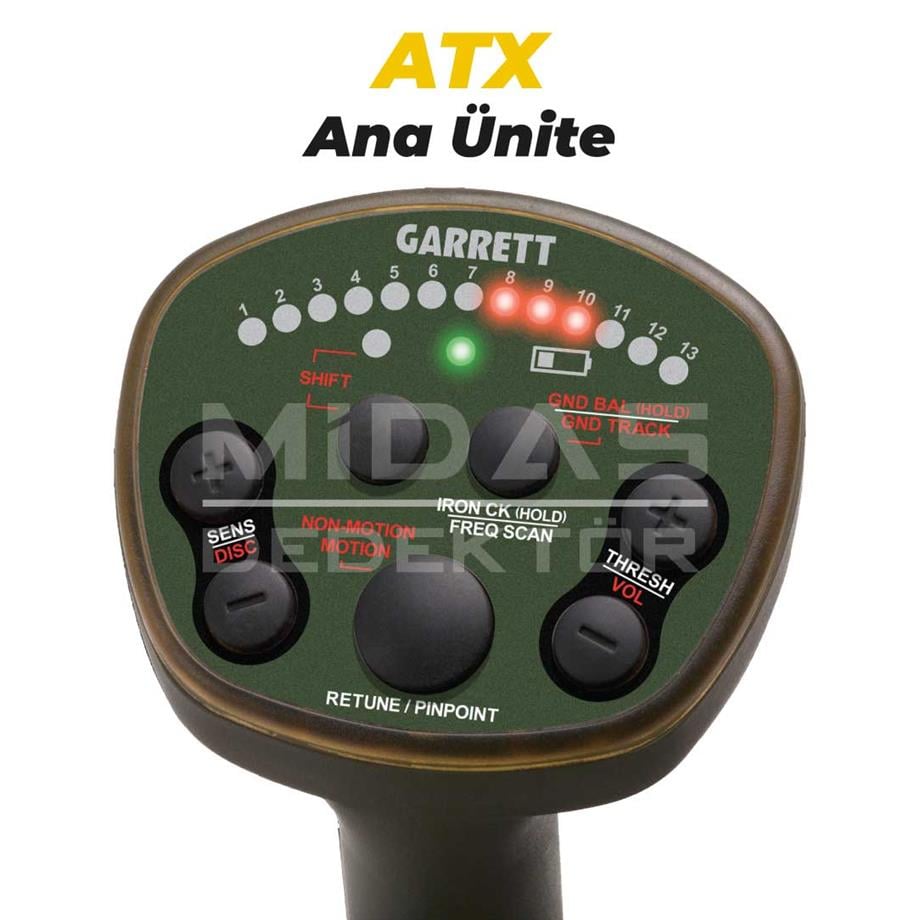 ATX Basic Altın Dedektörü + 20'' Deepseeker Mono Arama Başlığı