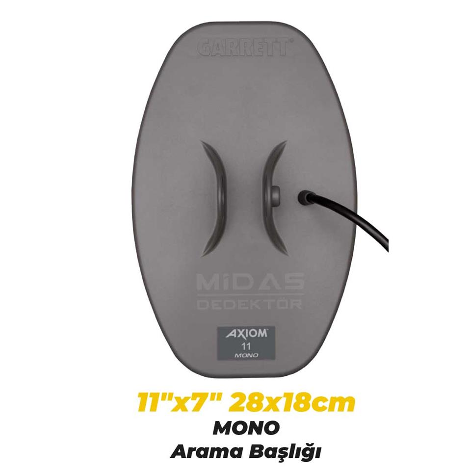AXİOM ALTIN DEDEKTÖRÜ (13X11'' DD VEYA MONO BAŞLIKLA)