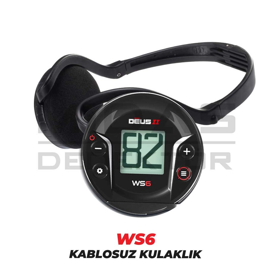 DEUS 2 22,5CM FMF BAŞLIK,ANA KONTROL ÜNİTESİ,WS6 KULAKLIK