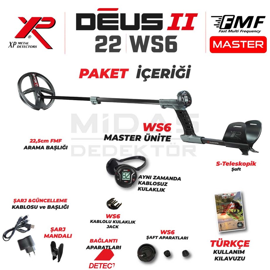 DEUS 2 22,5CM FMF BAŞLIK,WS6 MASTER
