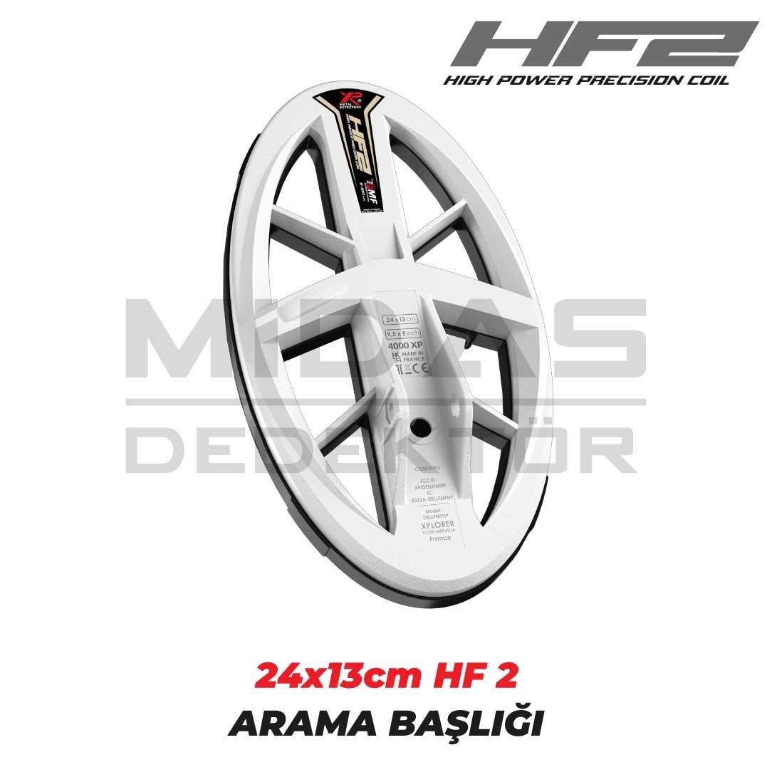 DEUS 2 - 24x13cm HF2 Başlıklı , Ana Kontrol Üniteli Dedektör