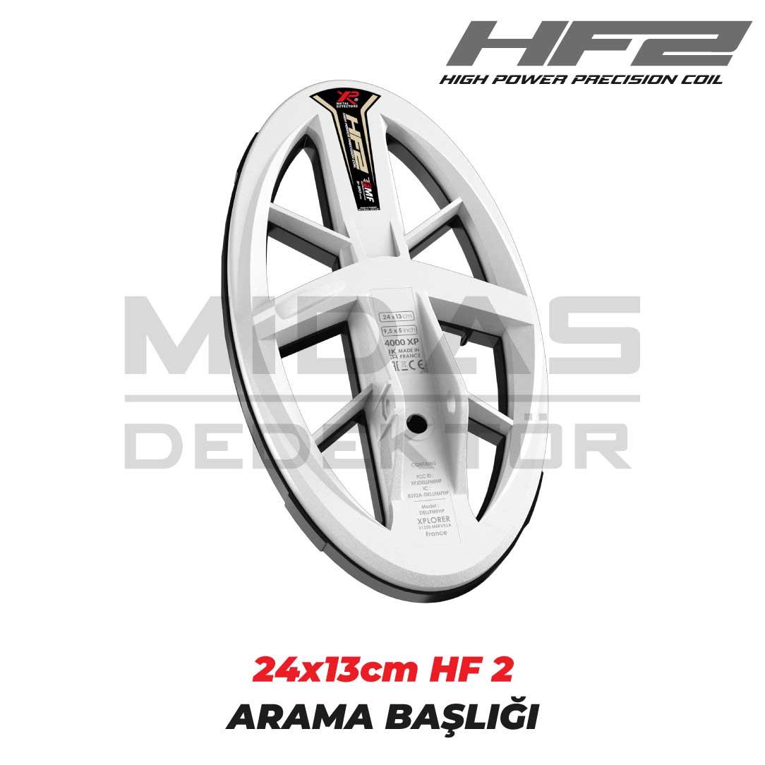 DEUS 2 - 24x13cm HF2 Başlıklı , Ana Kontrol Üniteli Dedektör