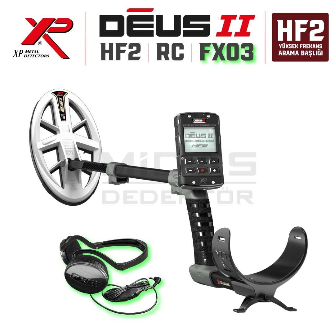 DEUS 2 - 24x13cm HF2 Başlıklı , Ana Kontrol Üniteli Dedektör