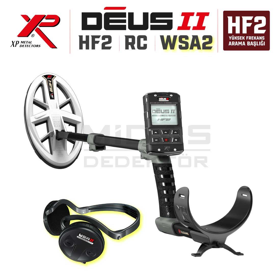 DEUS 2 - 24x13cm HF2 Başlıklı , Ana Kontrol Üniteli Dedektör