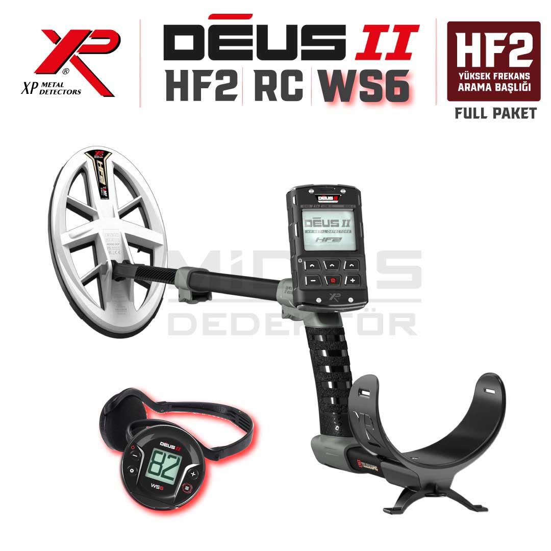 DEUS 2 - 24x13cm HF2 Başlıklı , Ana Kontrol Üniteli Dedektör