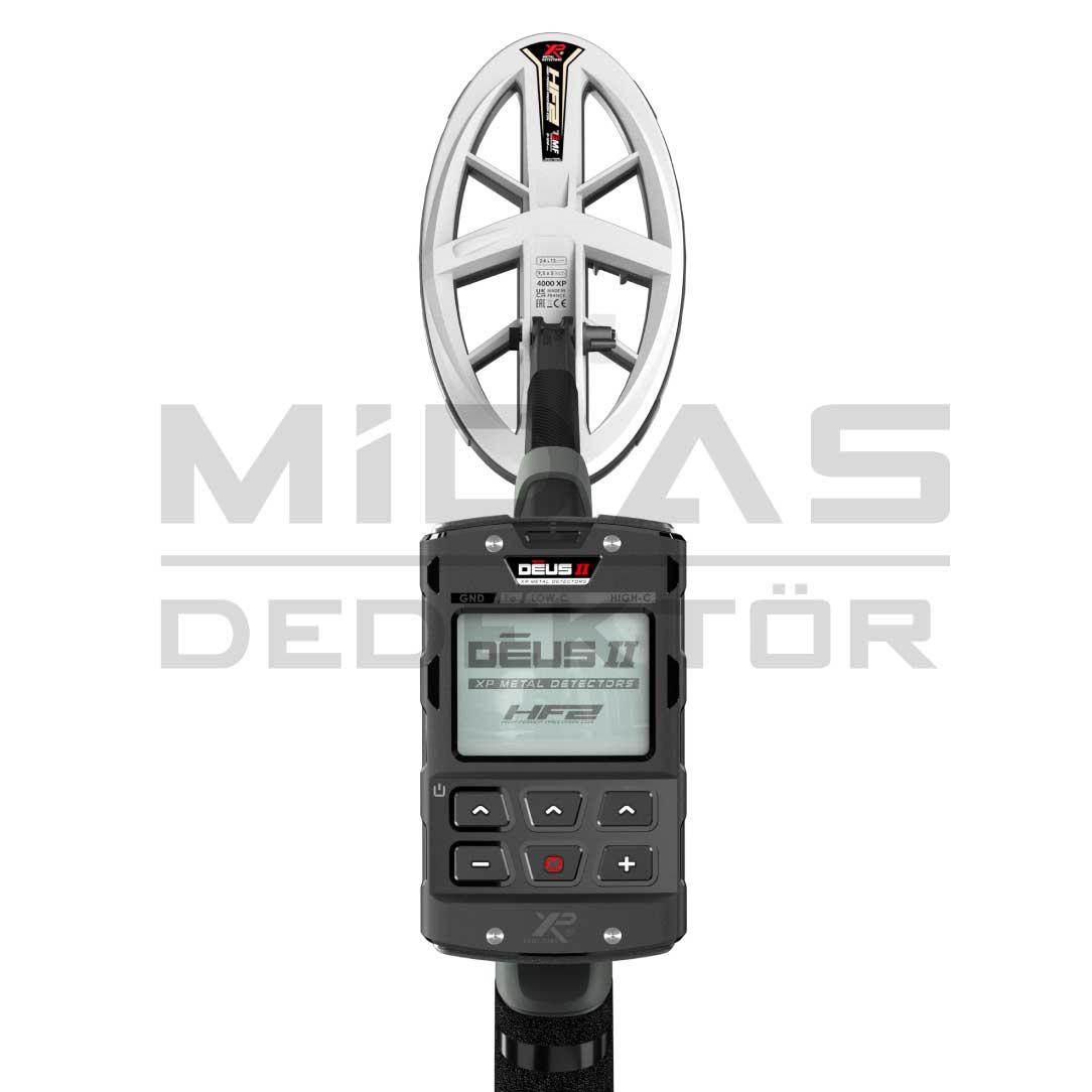 DEUS 2 - 24x13cm HF2 Başlıklı , Ana Kontrol Üniteli Dedektör