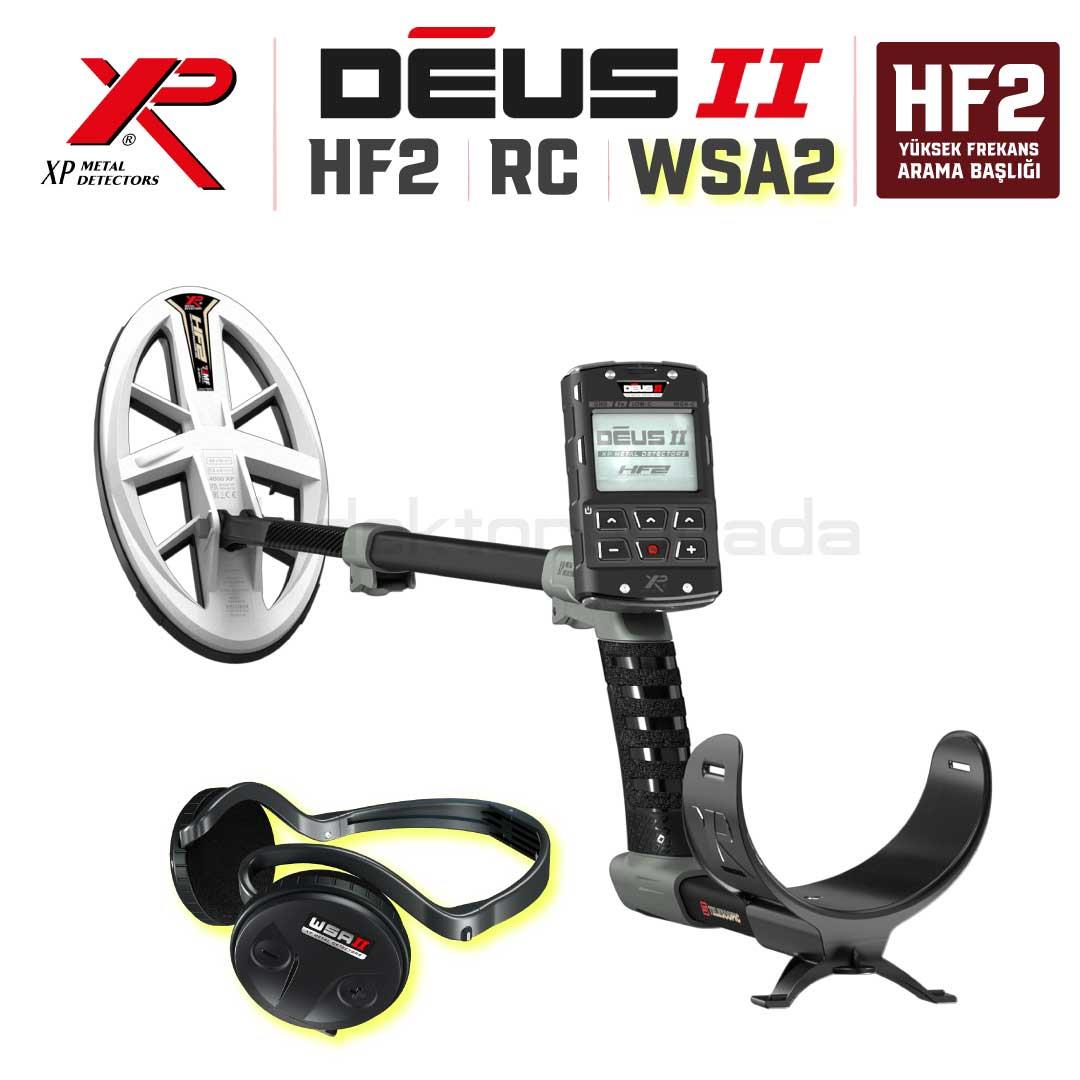 DEUS 2 - 24x13cm HF2 Başlıklı , Ana Kontrol Üniteli Dedektör