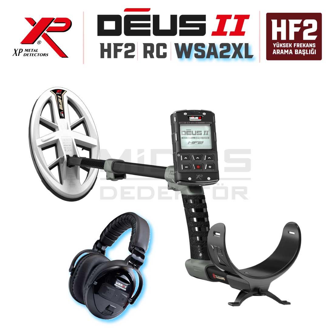 DEUS 2 - 24x13cm HF2 Başlıklı , Ana Kontrol Üniteli Dedektör