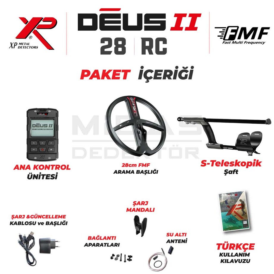 DEUS 2 28CM FMF BAŞLIK,ANA KONTROL ÜNİTESİ