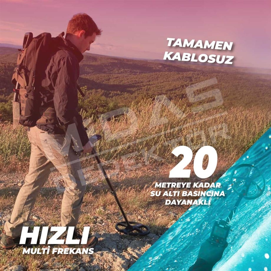 DEUS 2 28CM FMF BAŞLIK,ANA KONTROL ÜNİTESİ,WSA2 KULAKLIK