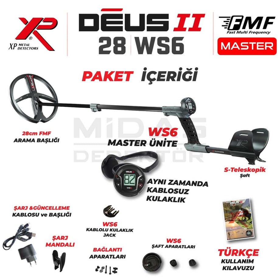 DEUS 2 28CM FMF BAŞLIK,WS6 MASTER