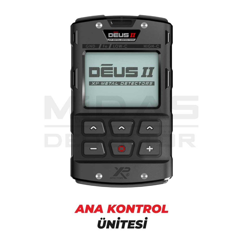 DEUS 2 - 34x28cm FMF Başlık, Ana Kontrol Ünitesi (RC), BH-01 Kablolu Su Geçirmez Kulaklık