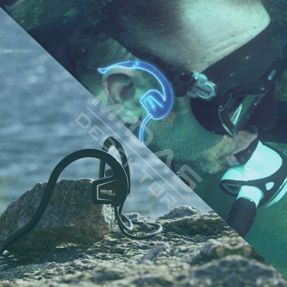 DEUS 2 - 34x28cm FMF Başlık, Ana Kontrol Ünitesi (RC), BH-01 Kablolu Su Geçirmez Kulaklık