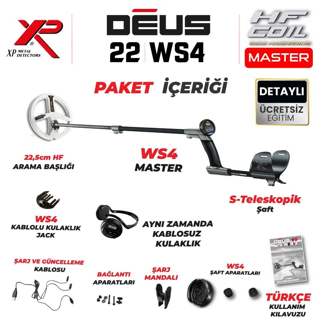 DEUS 22,5CM HF BAŞLIK,WS4 MASTER