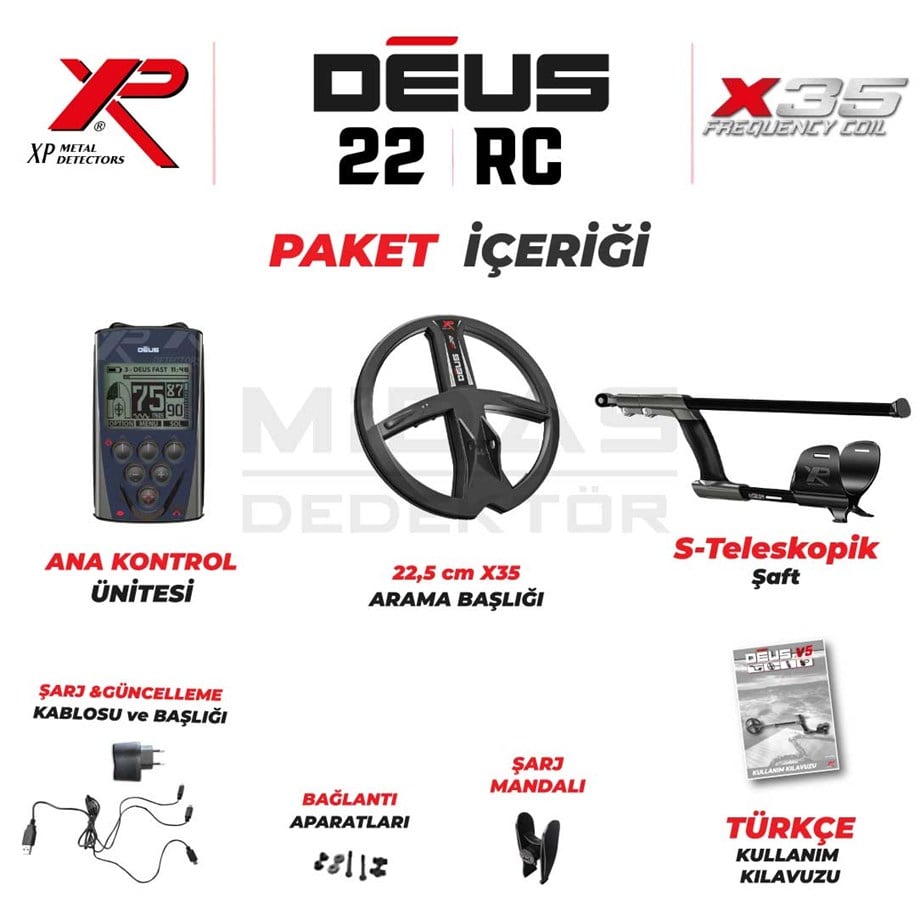 DEUS 22,5CM X35 BAŞLIK,ANA KONTROL ÜNİTESİ