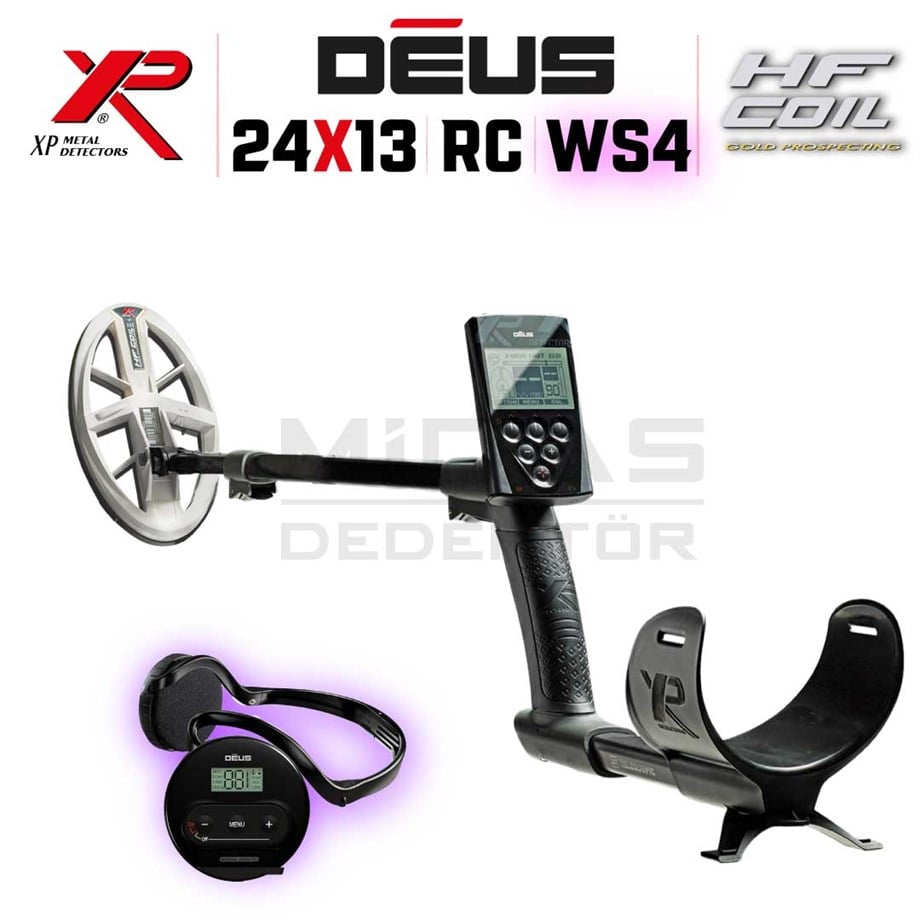 DEUS 24X13CM HF BAŞLIK,ANA KONTROL ÜNİTESİ,WS4 KULAKLIK