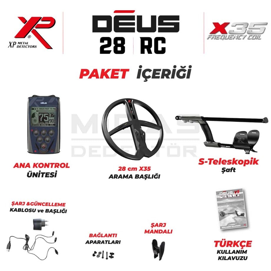 DEUS 28CM X35 BAŞLIK,ANA KONTROL ÜNİTESİ