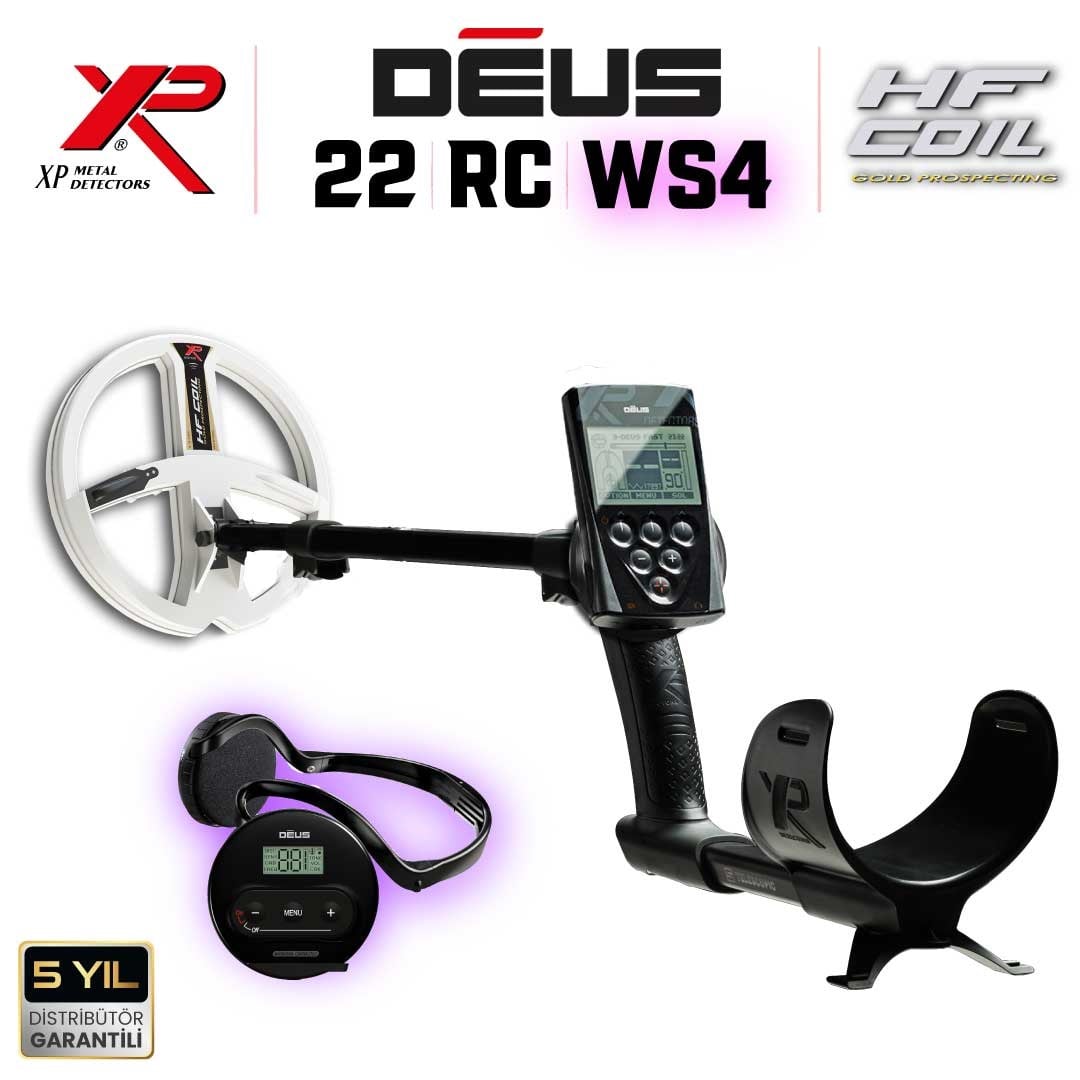 DEUS 22,5CM HF BAŞLIK,ANA KONTROL ÜNİTESİ,WS4 KULAKLIK