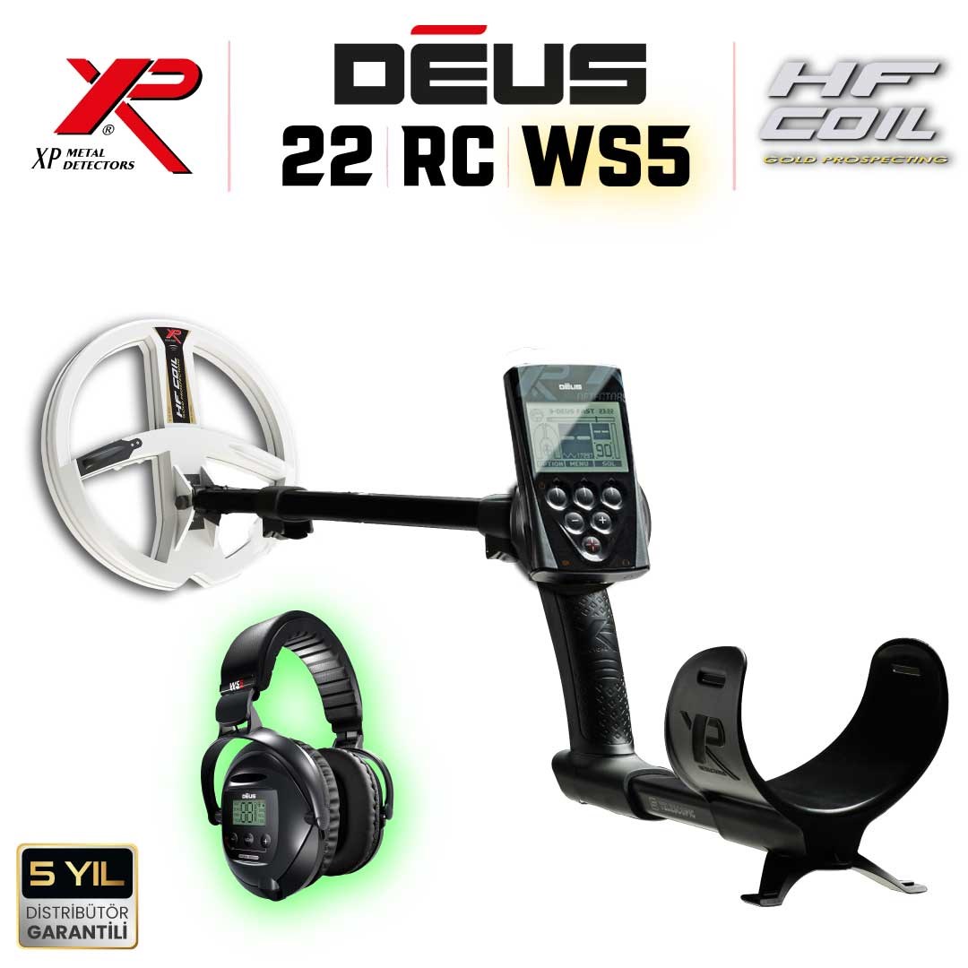 DEUS 22,5CM HF BAŞLIK,ANA KONTROL ÜNİTESİ,WS5 KULAKLIK