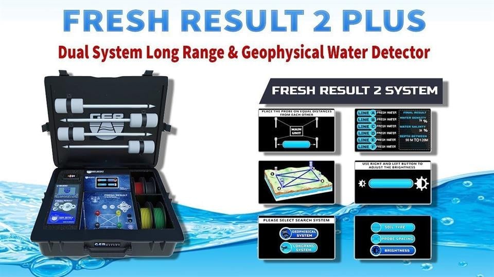 FRESH RESULT 2 SYSTEMS PLUS YER ALTI SU TESPİT DEDEKTÖRÜ