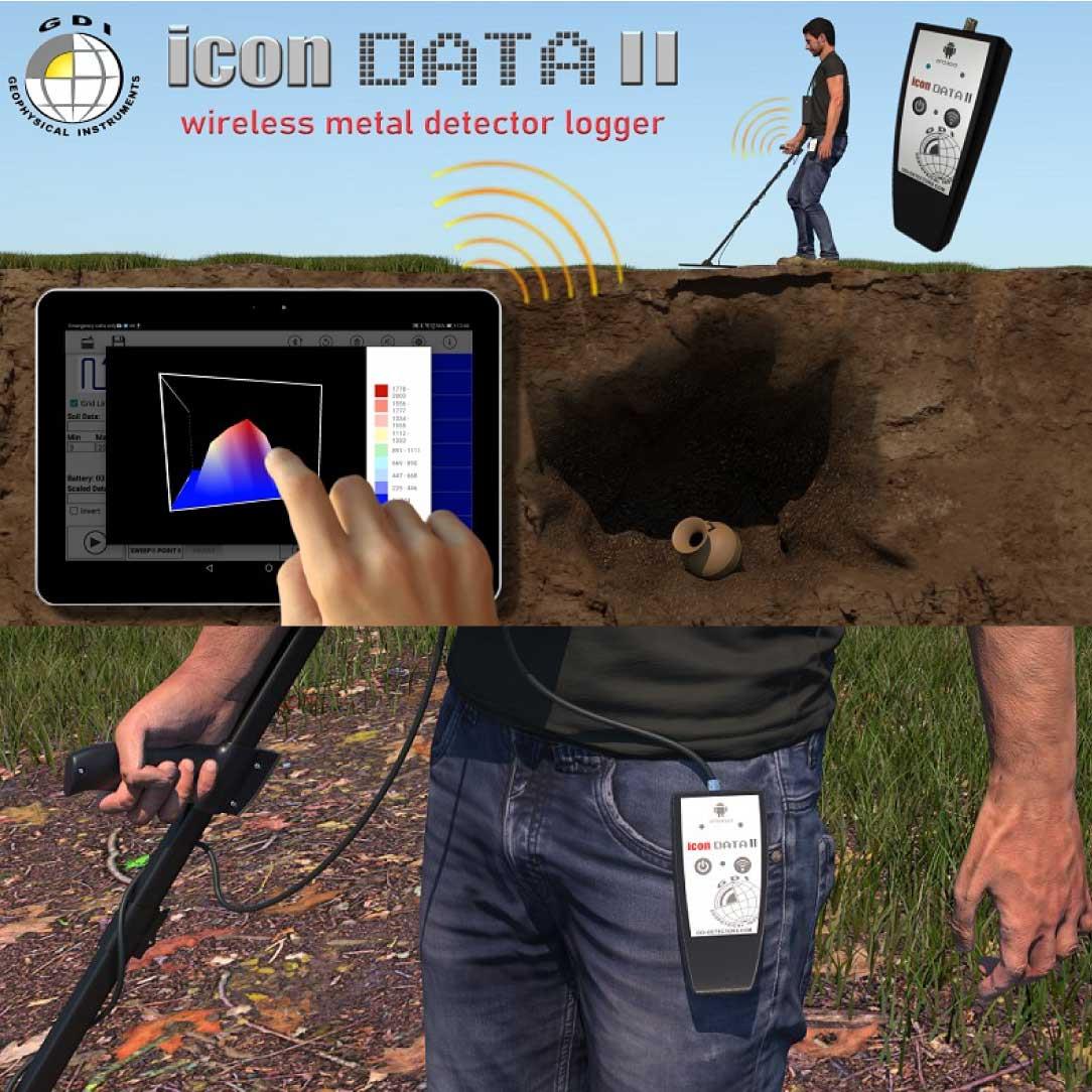 ICON DATA II - Metal Dedektörü 3D Yeraltı Görüntü Veri Görselleştirme Sistemi
