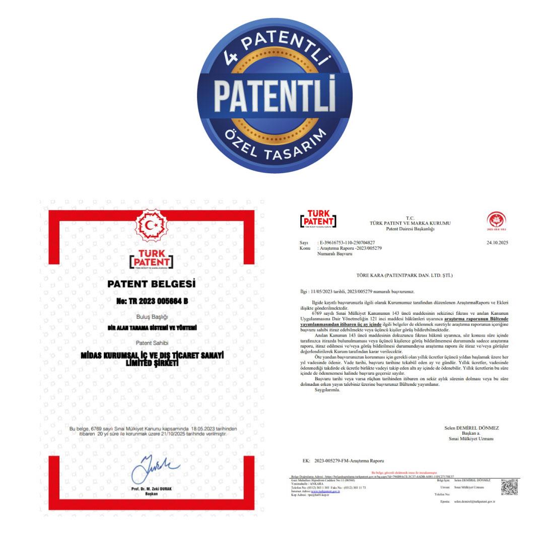 MYRA ALAN TARAMA CİHAZI STANDART PAKET