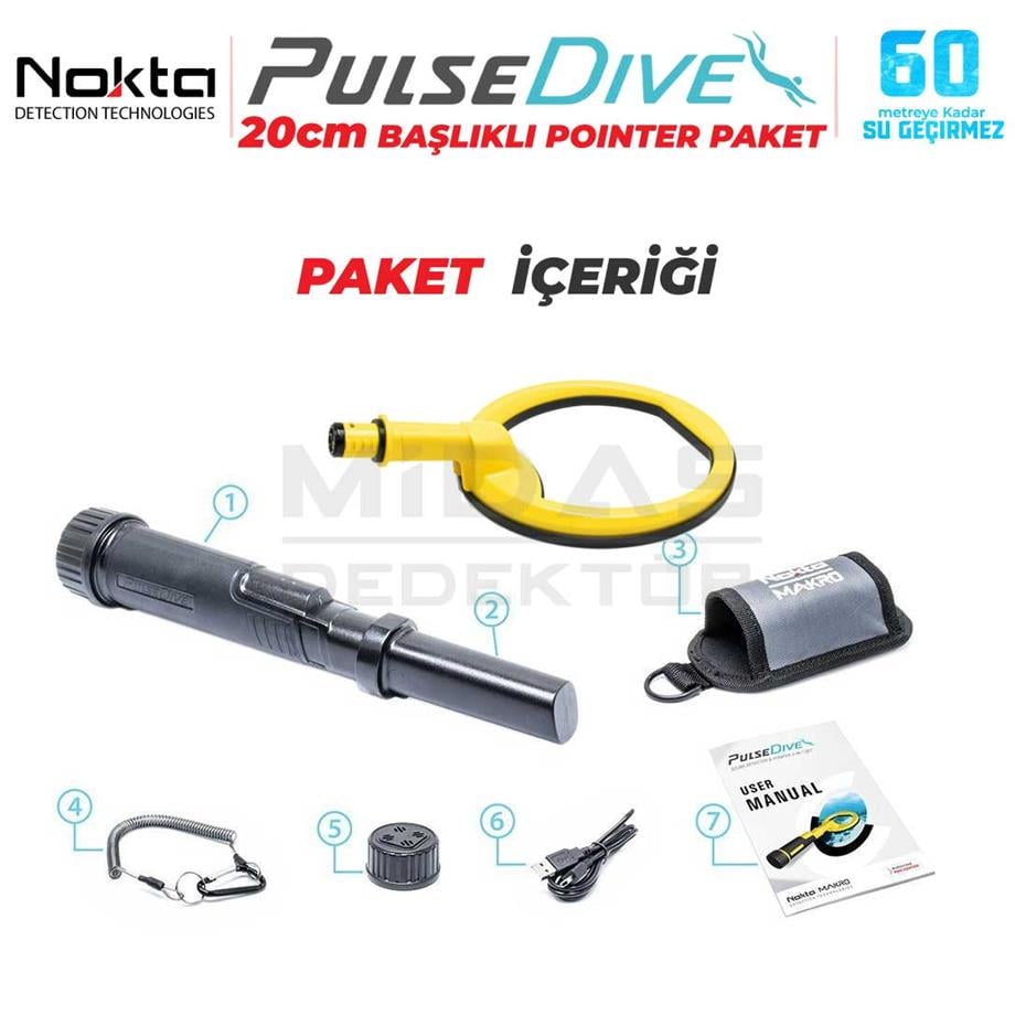 PULSEDIVE POİNTER + 20CM BÜYÜK BAŞLIK SARI