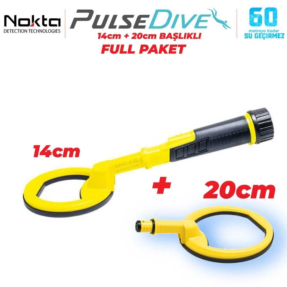 PULSEDIVE SCUBA 2 Lİ SET + 20CM BAŞLIK SARI