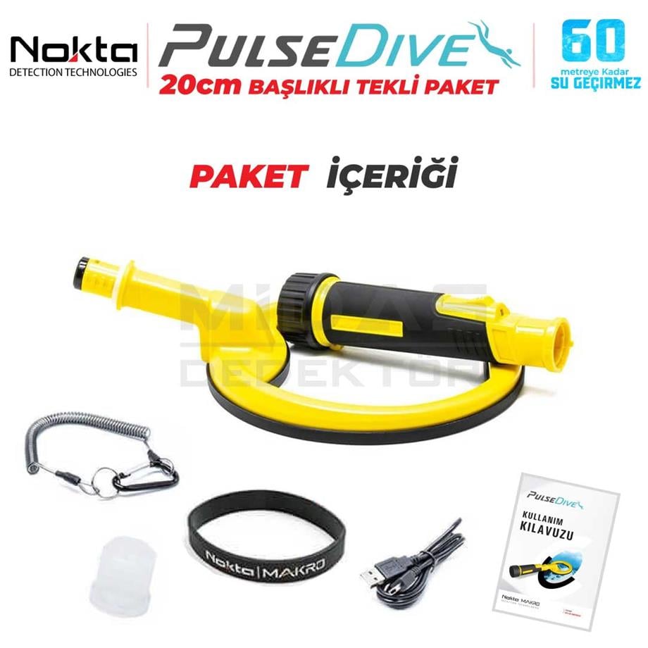 PULSEDIVE SCUBA TEKLİ 20CM SARI