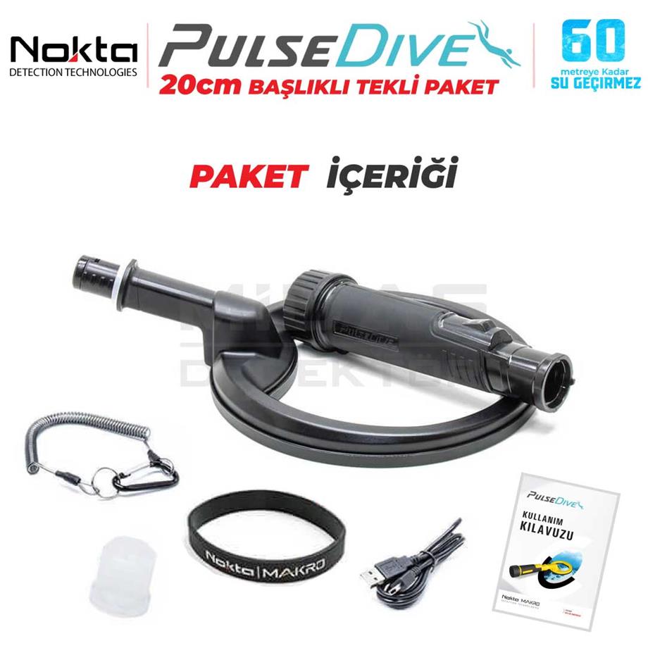 PULSEDIVE SCUBA TEKLİ 20CM SİYAH
