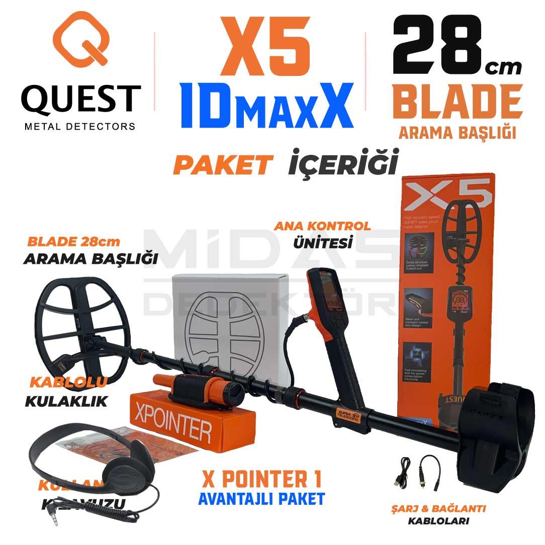 X5 IDmaxx Dedektör + XPointer 1 (Avantajlı Paket)