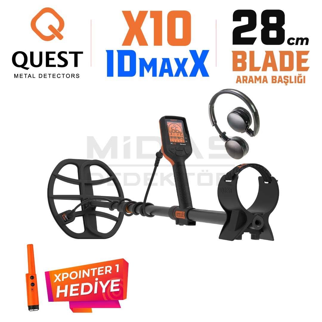 X10 IDmaxX Dedektör + Kulaklık (Avantajlı Paket)