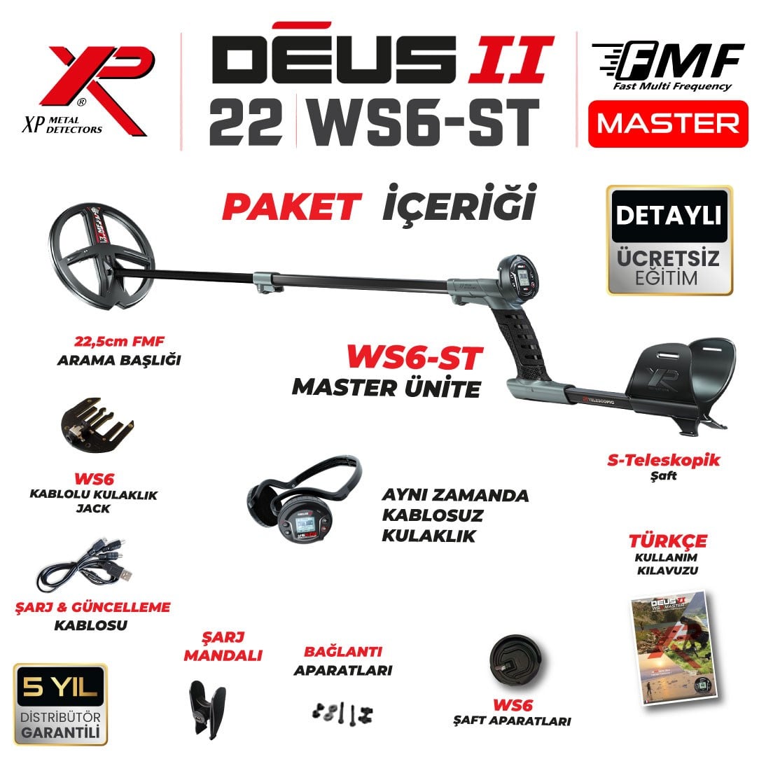 DEUS 2 22,5CM FMF BAŞLIK,WS6 MASTER