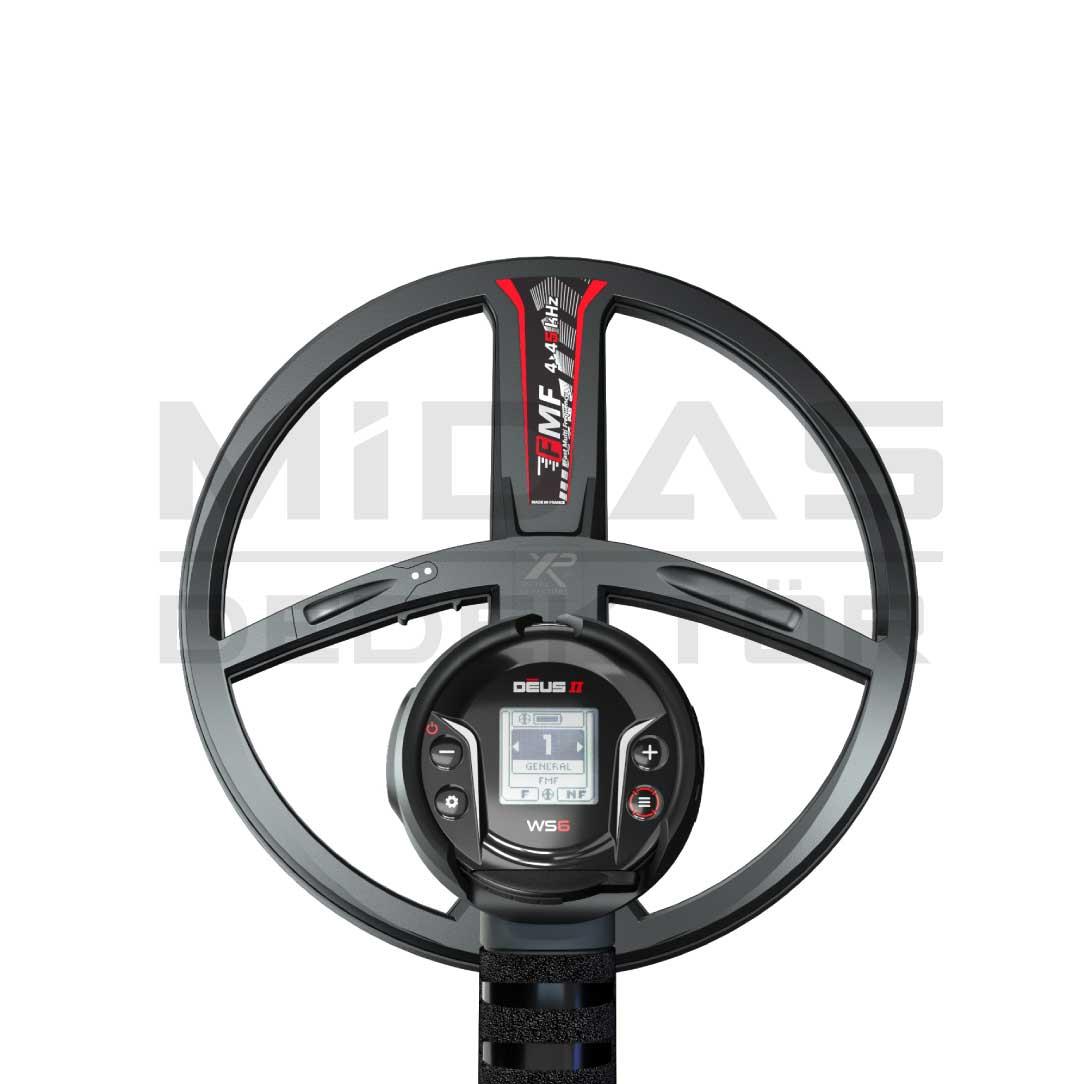 Deus 2 Dedektör- DÖNÜŞÜM PAKETİ - 22cm FMF Başlık, WS6 Master