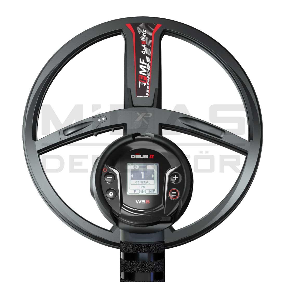 Deus 2 Dedektör- DÖNÜŞÜM PAKETİ - 28cm FMF Başlık, WS6 Master