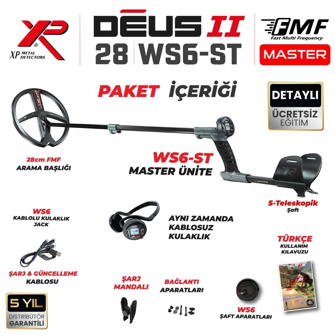 DEUS 2 28CM FMF BAŞLIK,WS6 MASTER