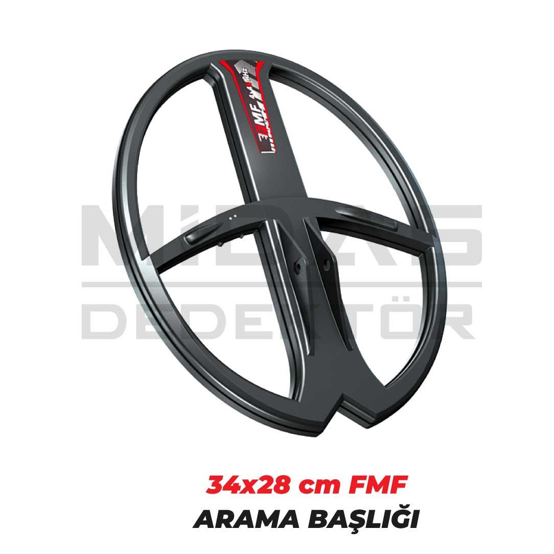 Deus 2 Dedektör- DÖNÜŞÜM PAKETİ - 34x28cm FMF Başlık, WS6 Master