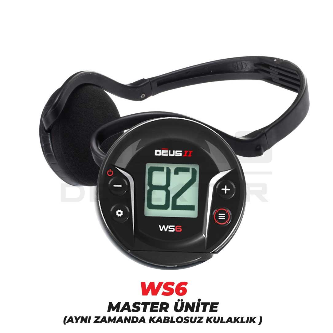 Deus 2 Dedektör - 24x13cm HF2 Başlık, WS6 Master