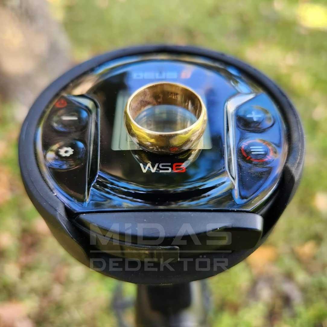 Deus 2 Dedektör - 24x13cm HF2 Başlık, WS6 Master