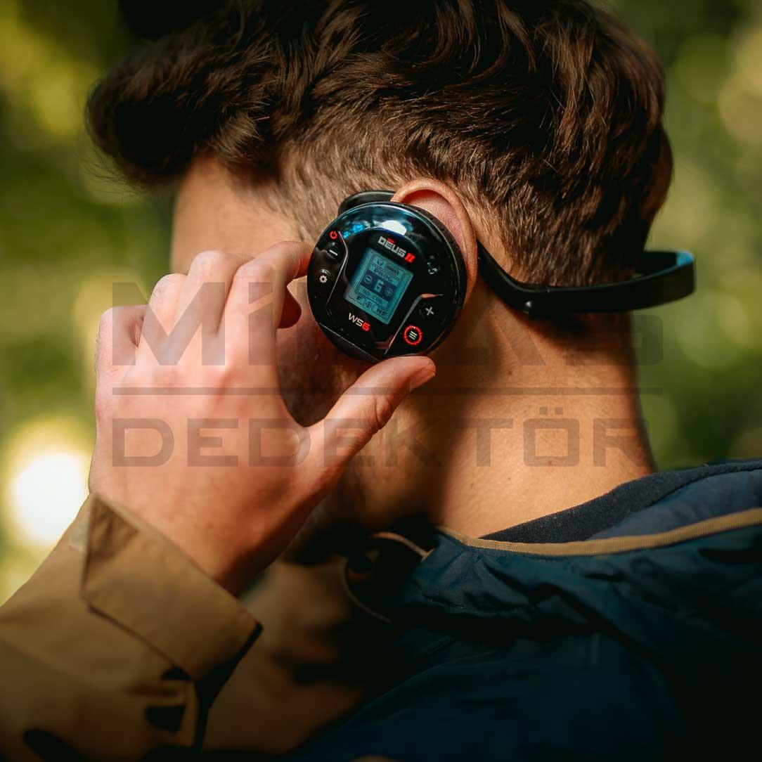 Deus 2 Dedektör - 24x13cm HF2 Başlık, WS6 Master