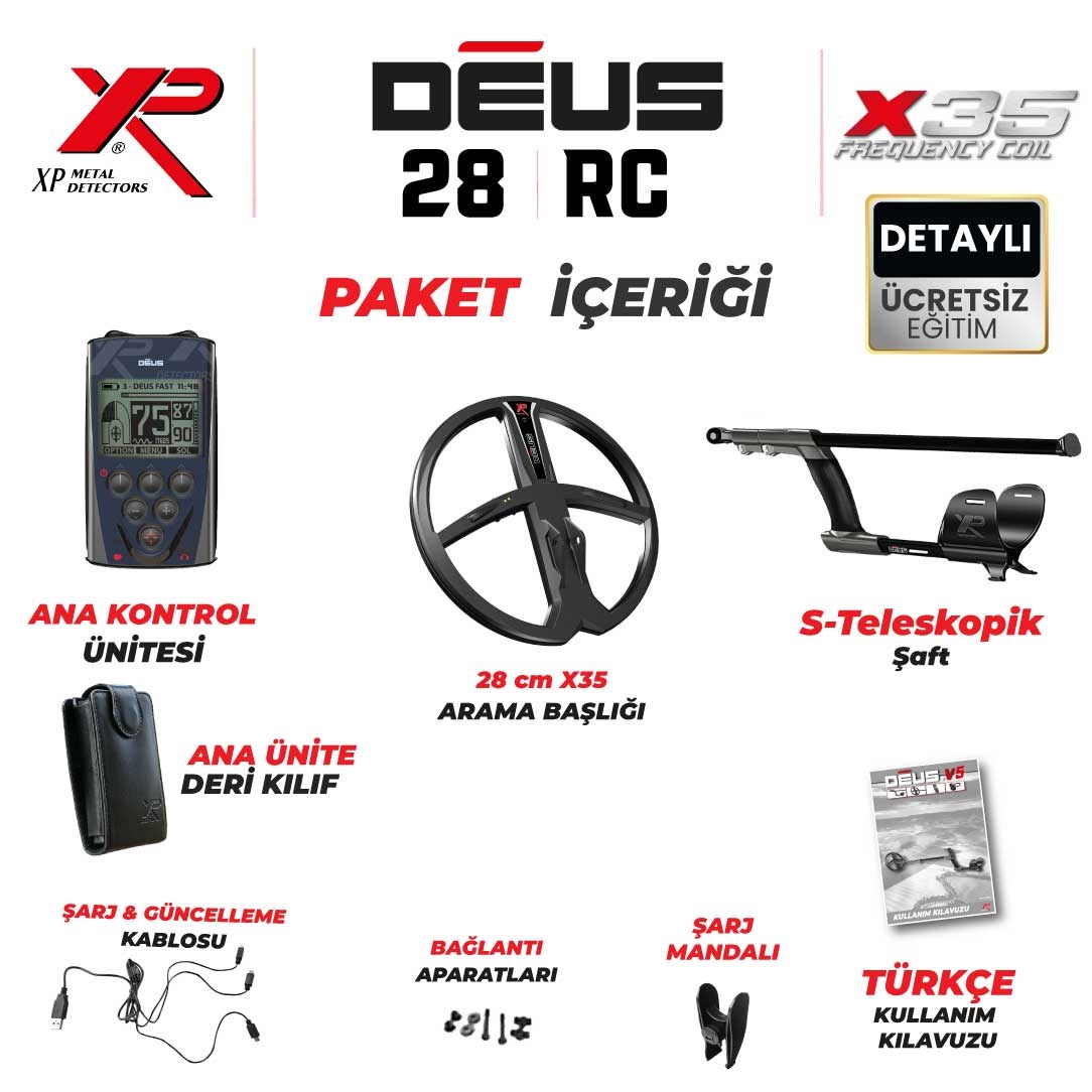 DEUS 28CM X35 BAŞLIK,ANA KONTROL ÜNİTESİ