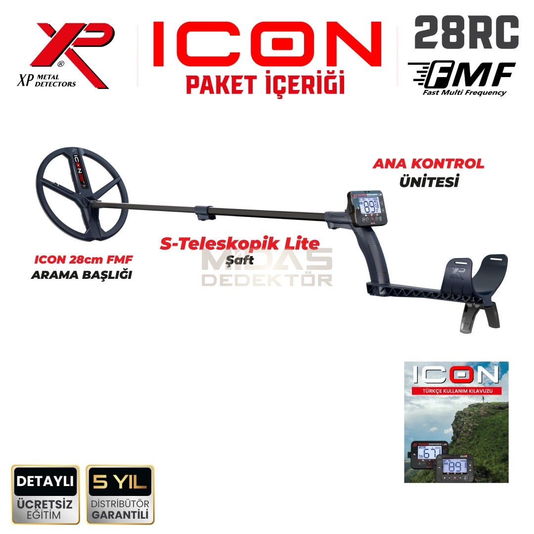 XP ICON Dedektör – Standart Paket