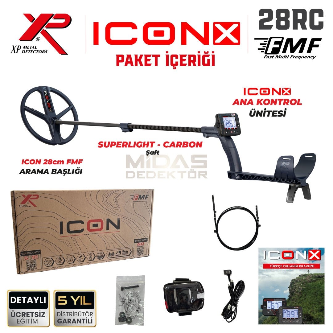 XP ICONX Dedektör – Standart Paket