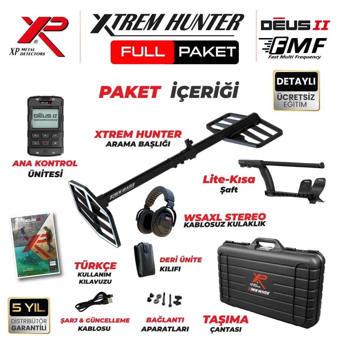 Xtrem Hunter Dedektör Full Paket