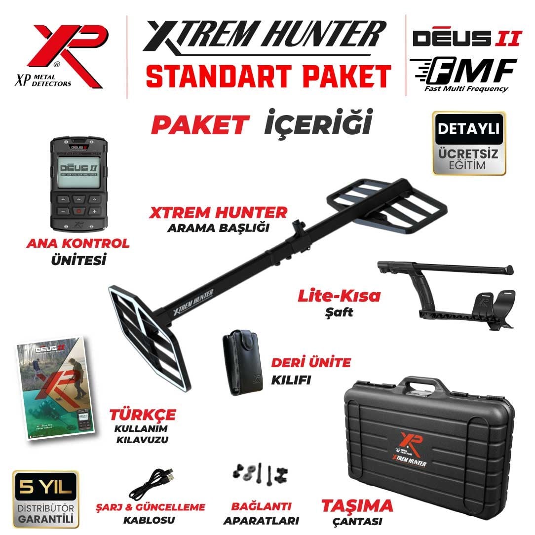 Xtrem Hunter Dedektör - Standart Paket