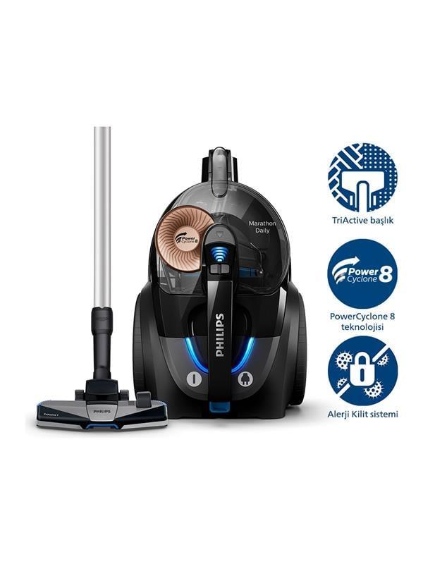 Philips Marathon Ultimate XB7150/07 900 W Toz Torbasız Süpürge